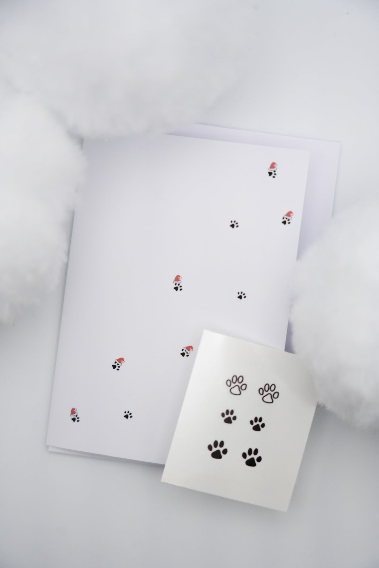 santa paws Christmas card
