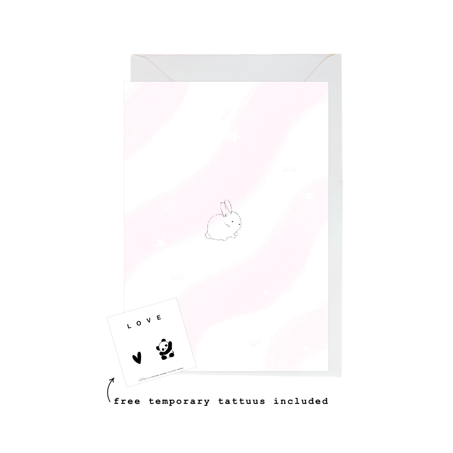 baby bunny card
