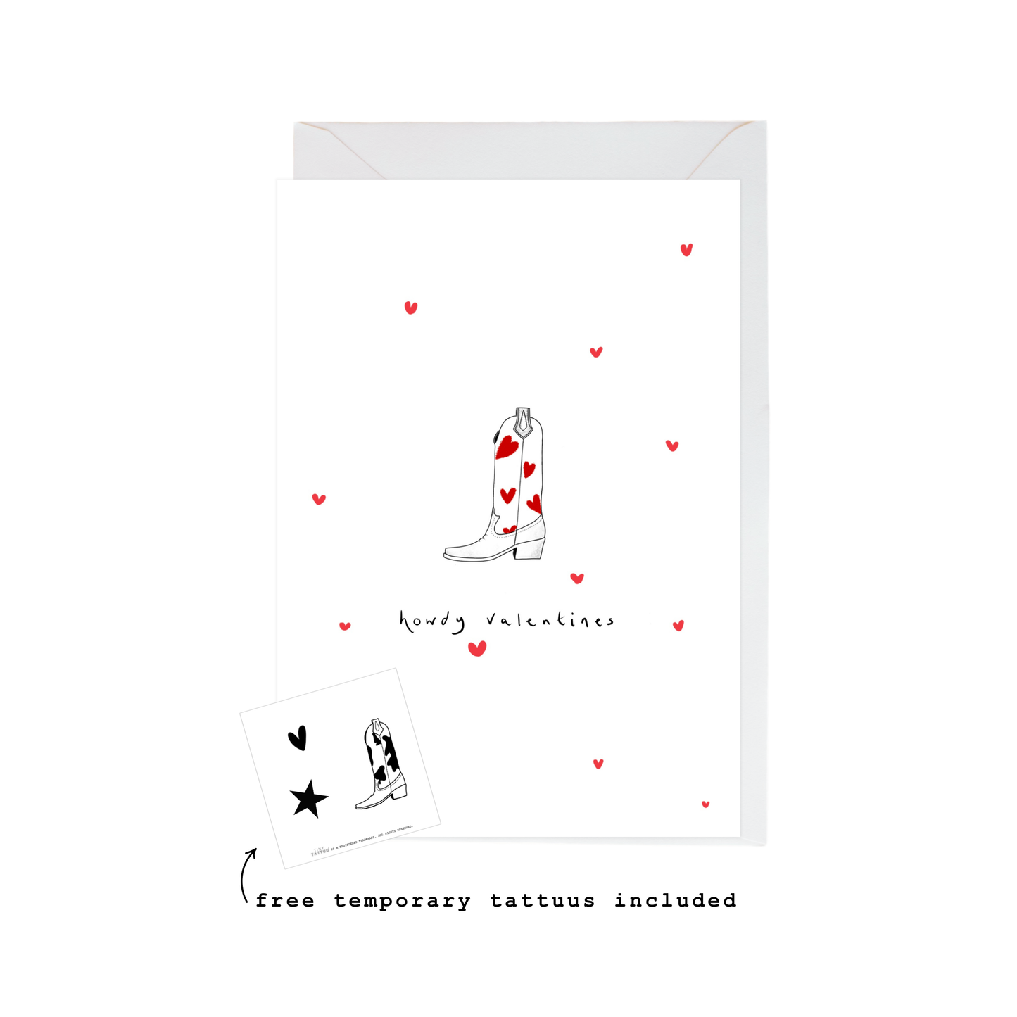 howdy valentines card