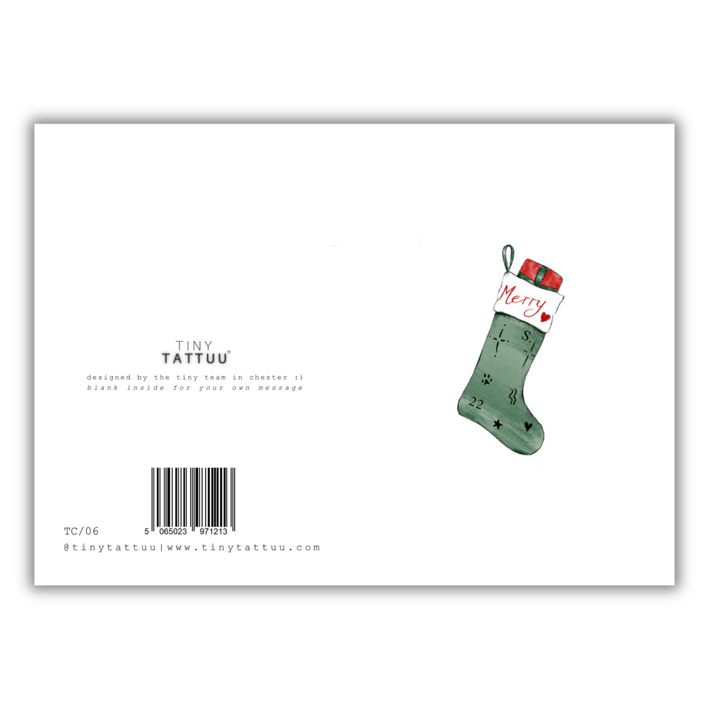 christmas stocking card