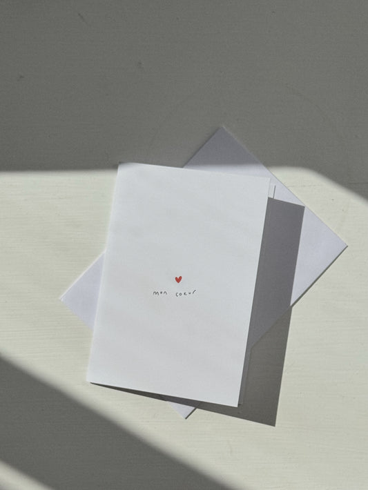 mon coeur card