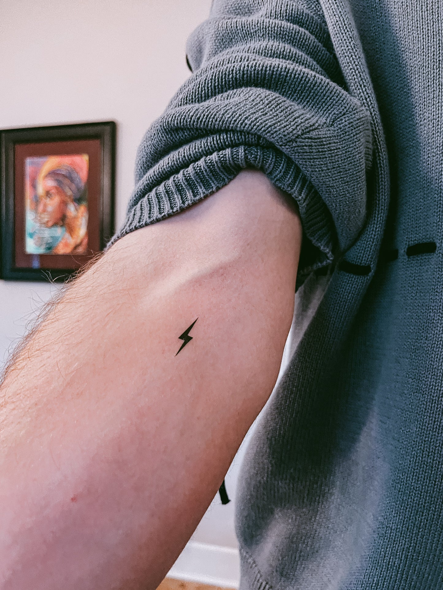 lightning bolt temporary tattuu
