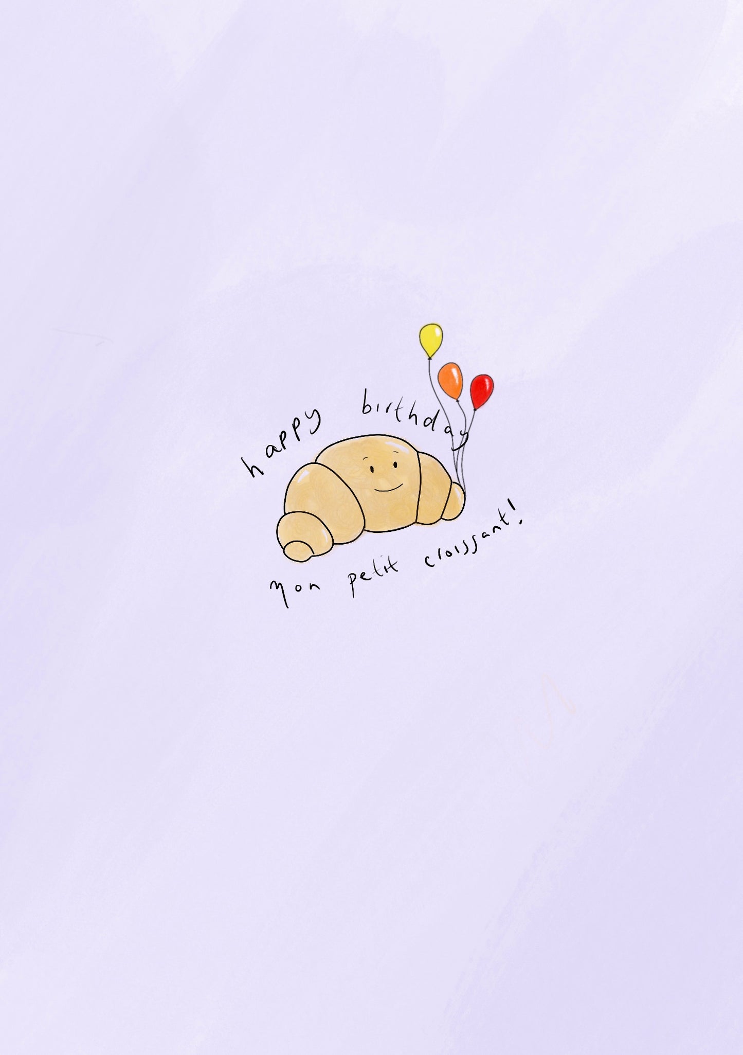 happy birthday mon petit croissant