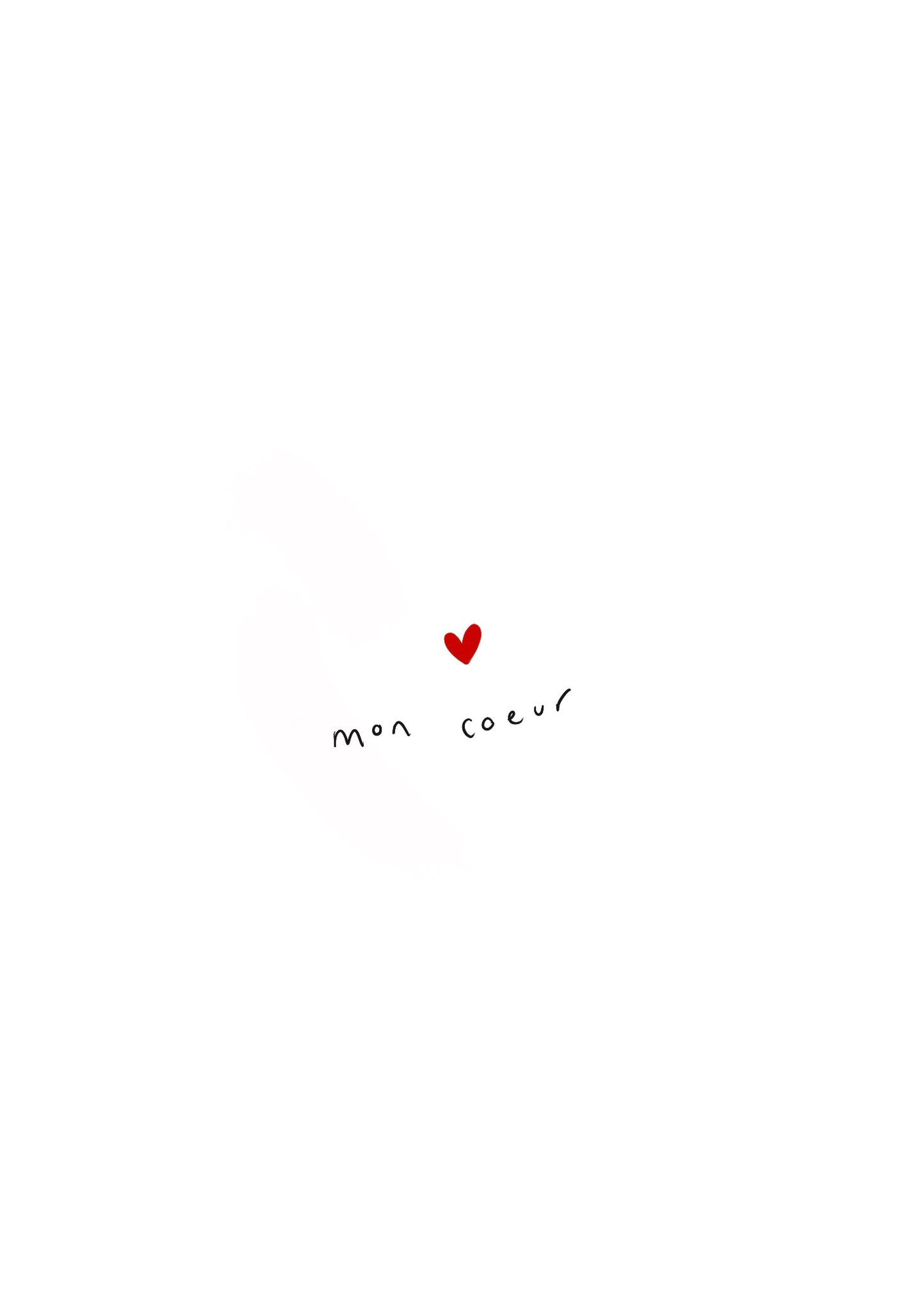 mon coeur card