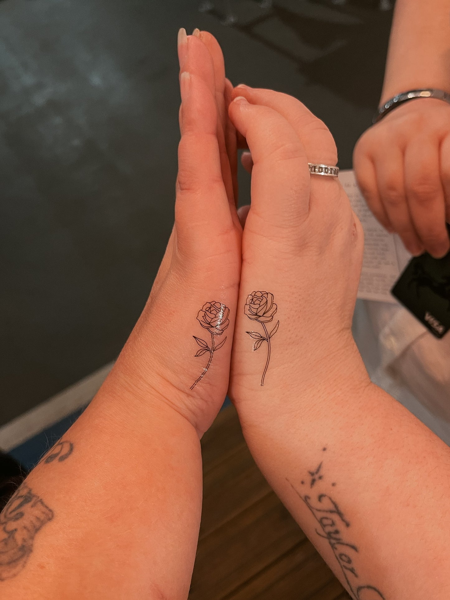 rose temporary tattuu