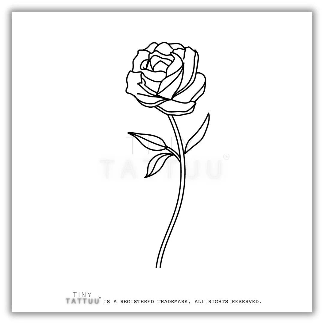 rose temporary tattuu