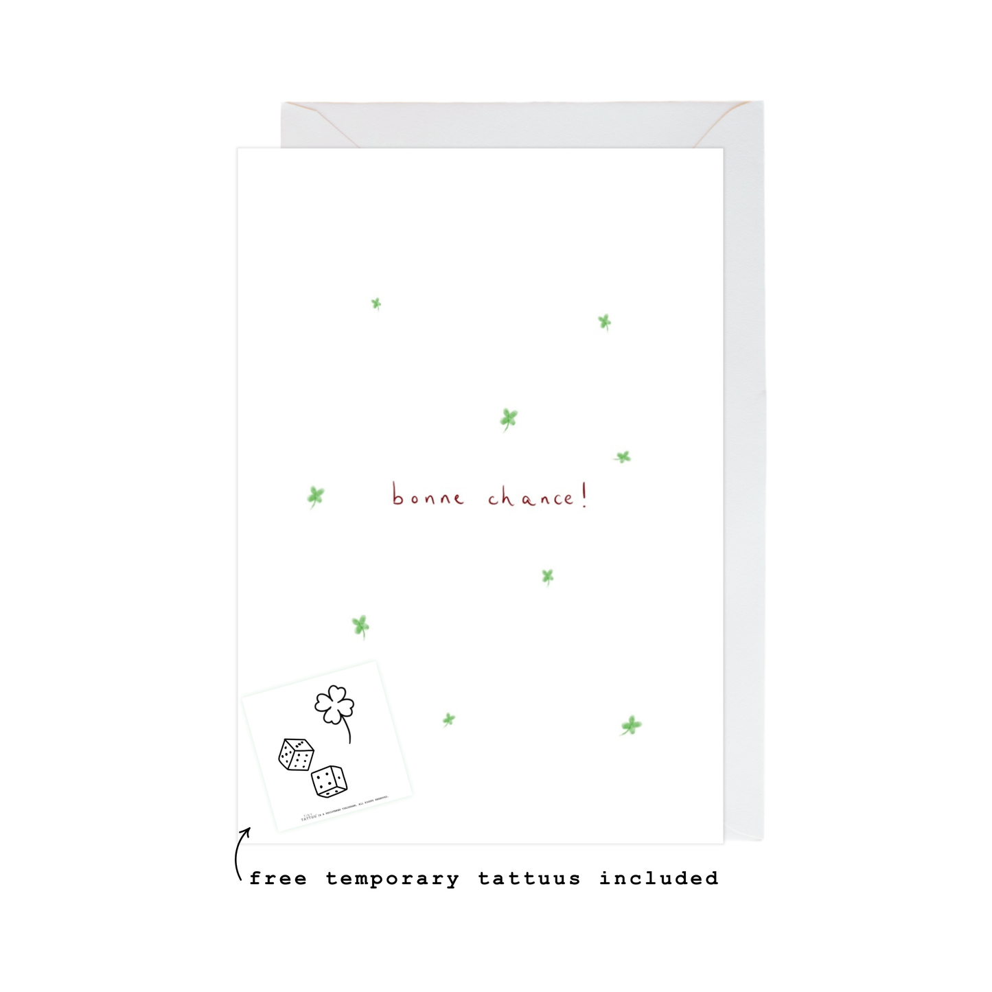 bonne chance! card