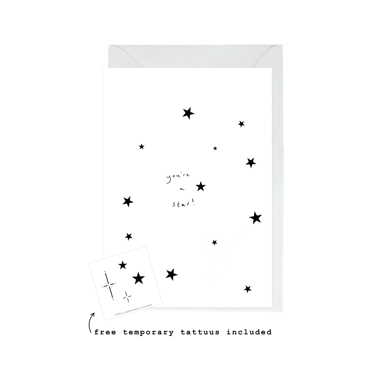 you're a star! card
