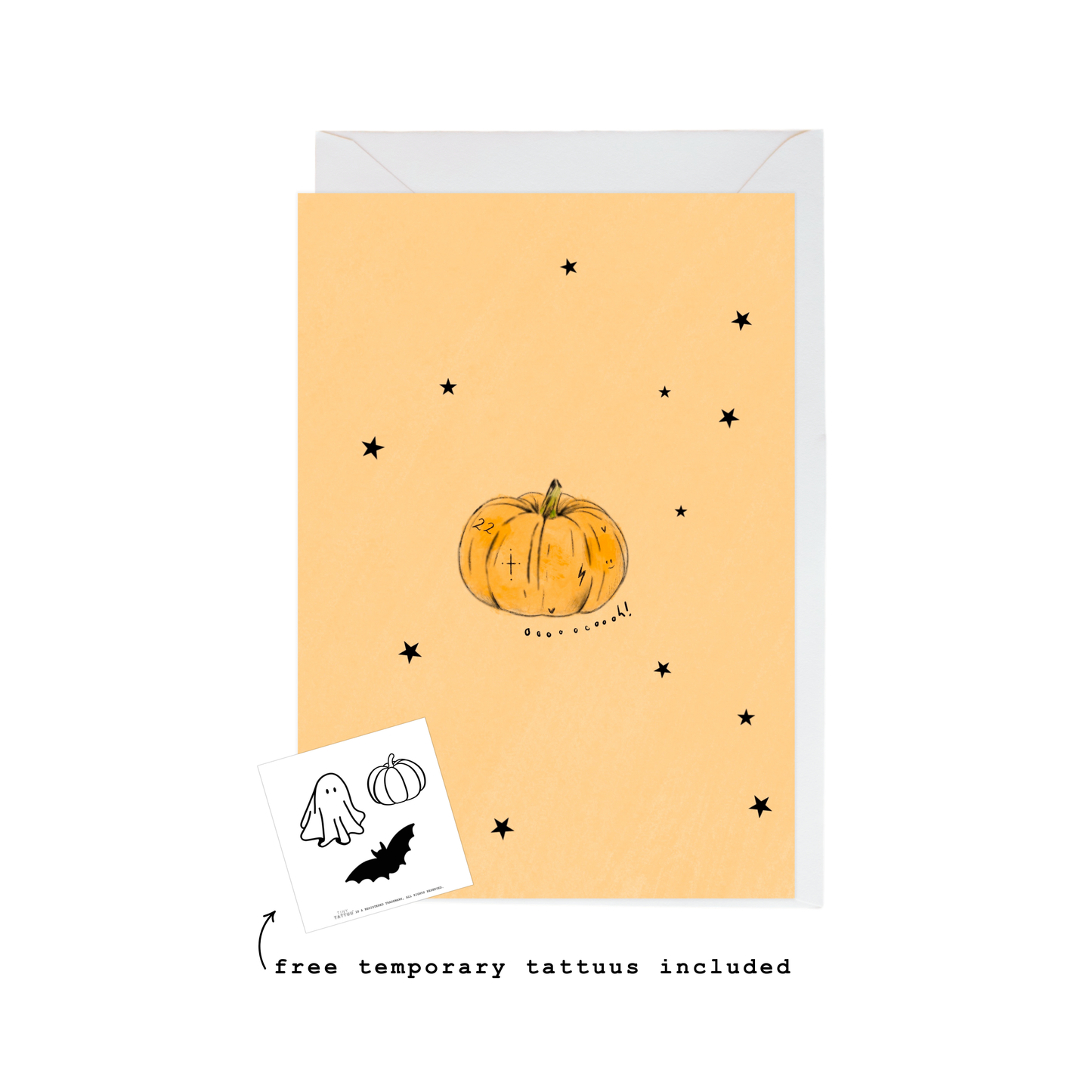 pumpkin halloween card