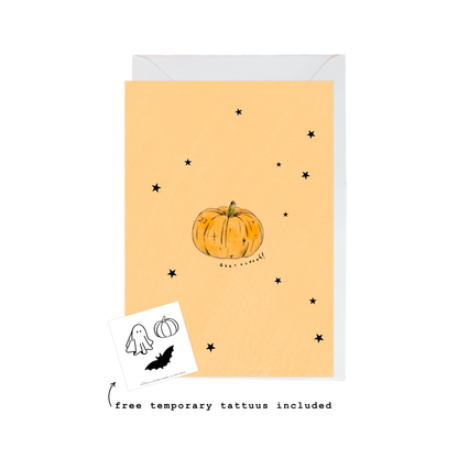 pumpkin halloween card
