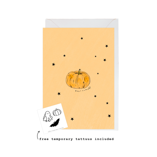 pumpkin halloween card