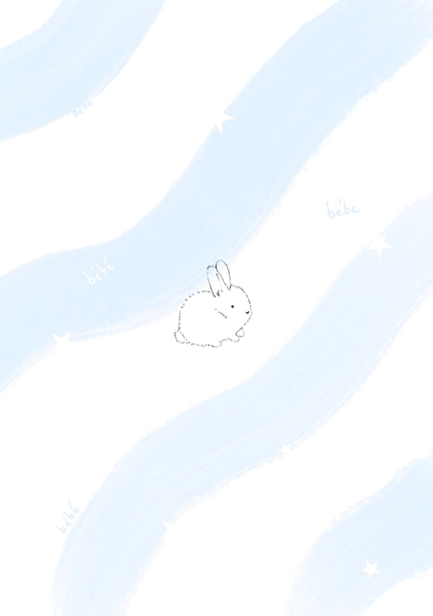 baby bunny card
