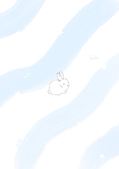 baby bunny card