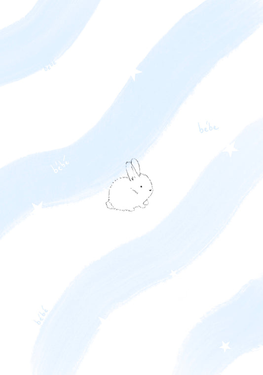 baby bunny card