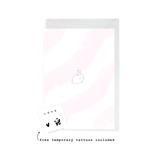 baby bunny card