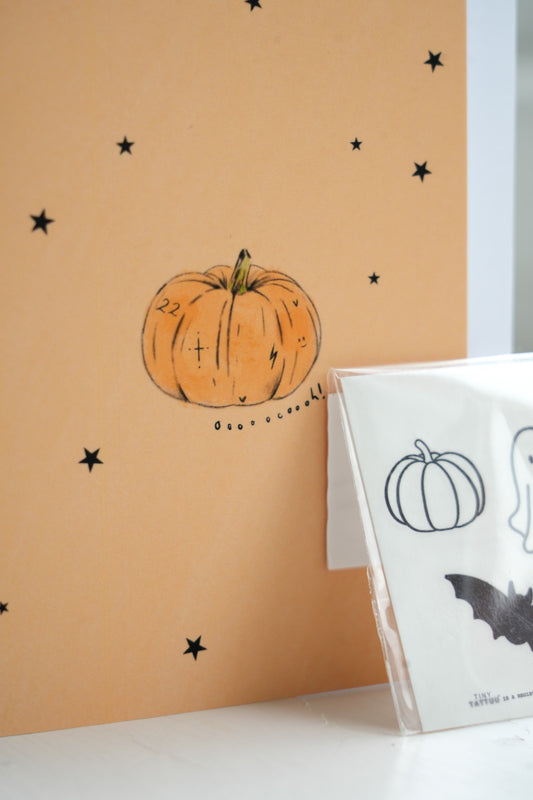 pumpkin halloween card