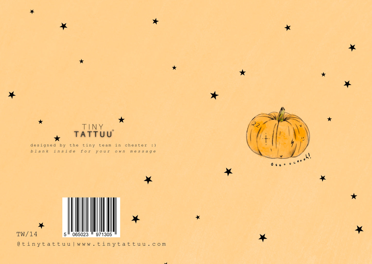 pumpkin halloween card