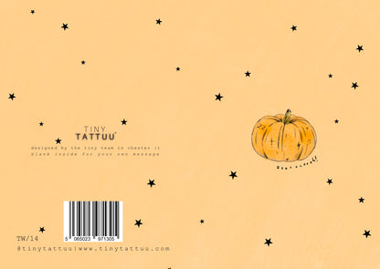 pumpkin halloween card