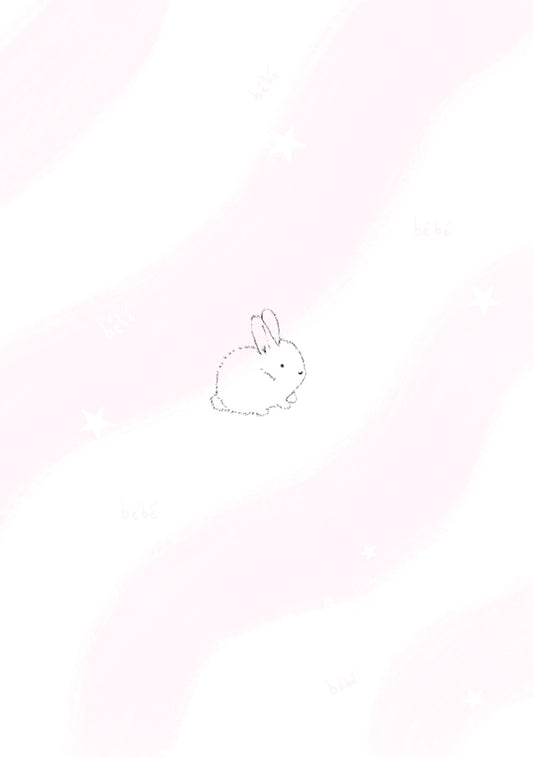 baby bunny card