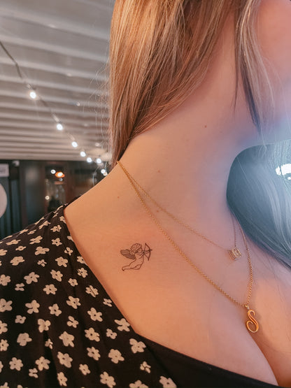 cherub temporary tattuu