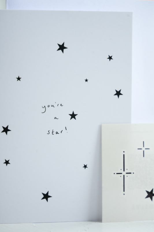 you're a star! card