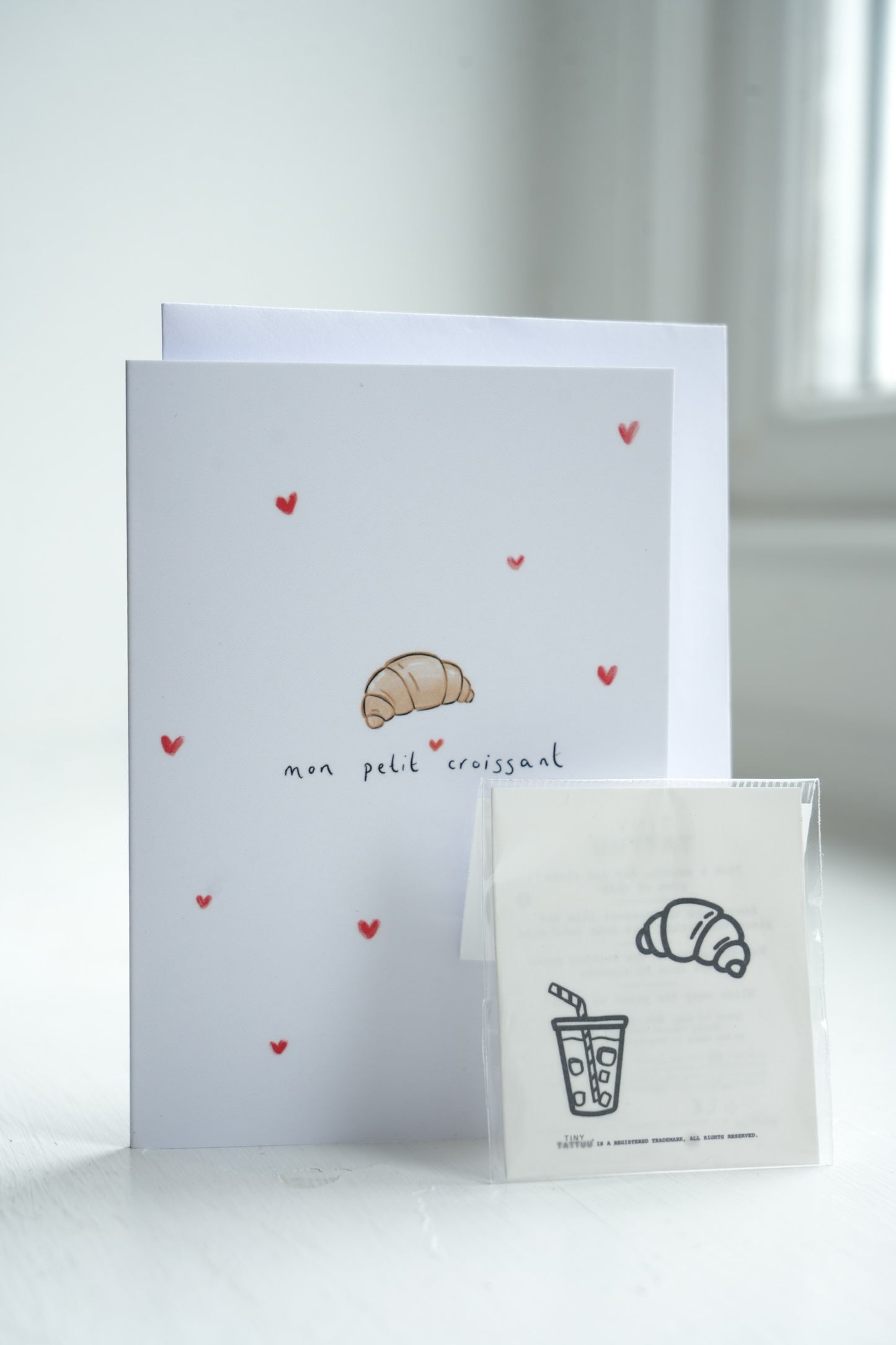 mon petit croissant card