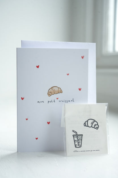 mon petit croissant card
