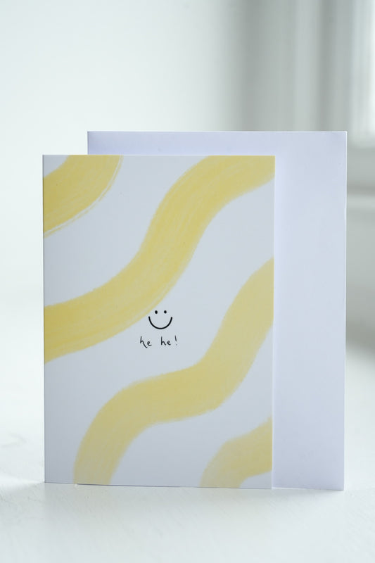 smiley card