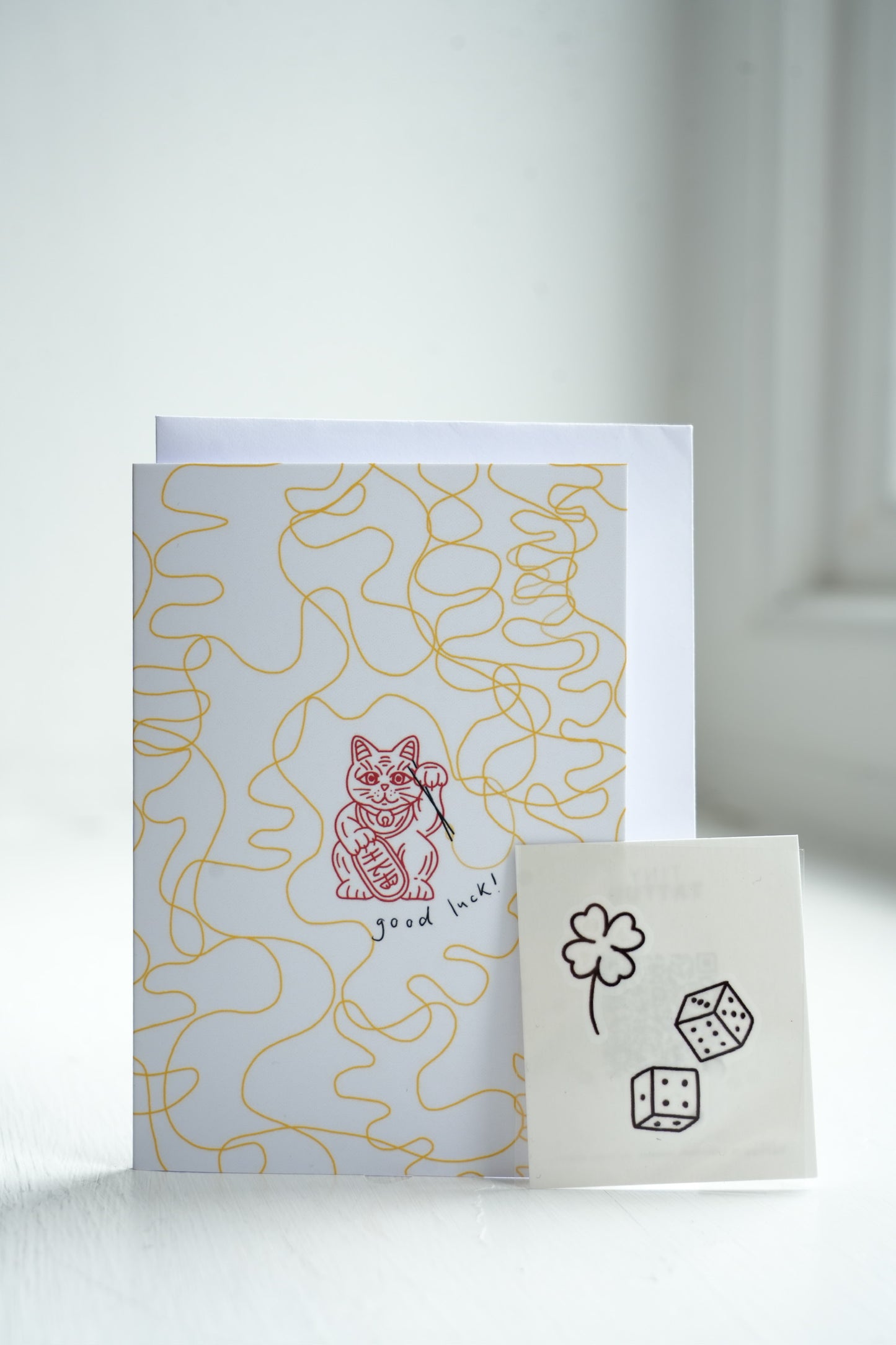 lucky cat card