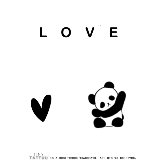 panda temporary tattuu