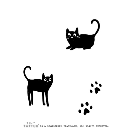cats temporary tattuu
