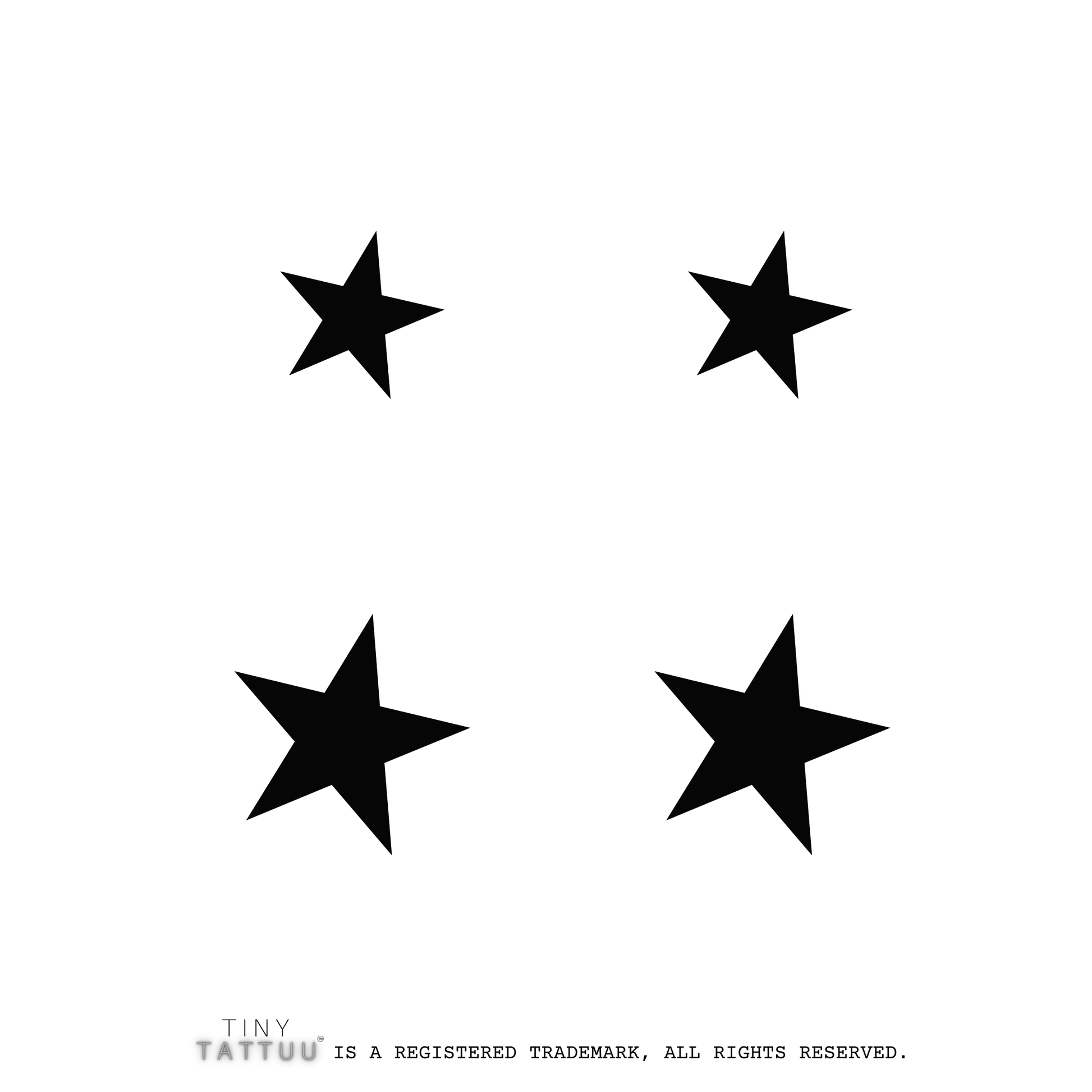 temporary star tattoo