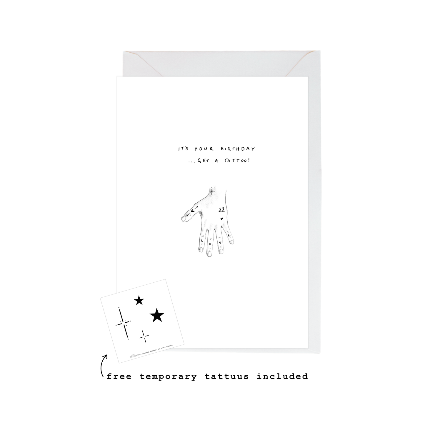 get a tattoo! birthday card