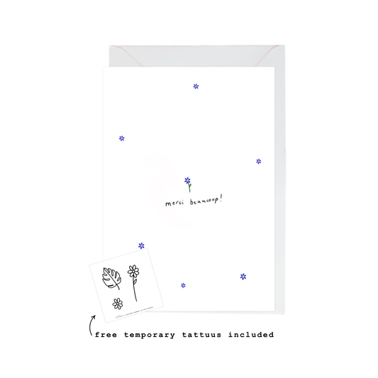 merci beaucoup! card