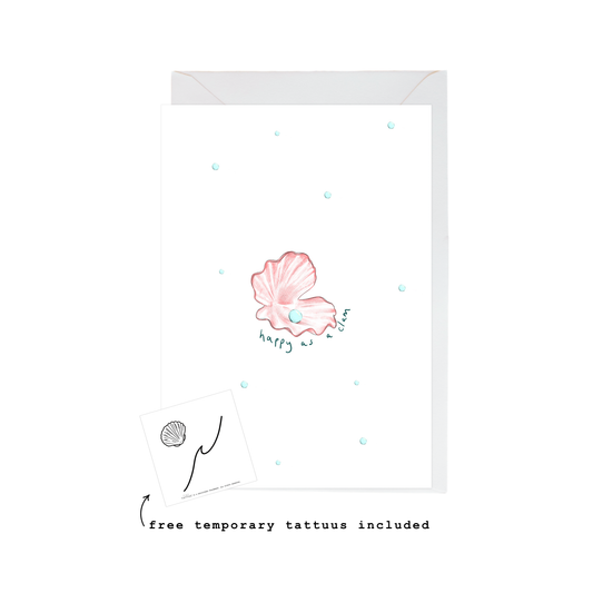 happy as a clam card
