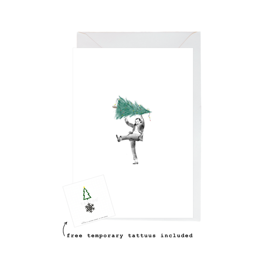 merry joker christmas card