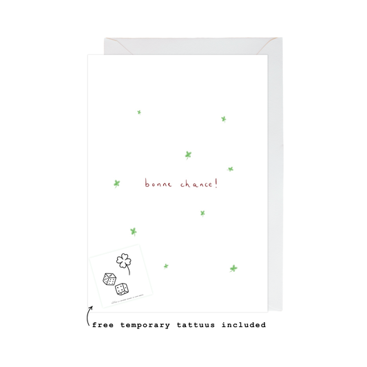 bonne chance! card