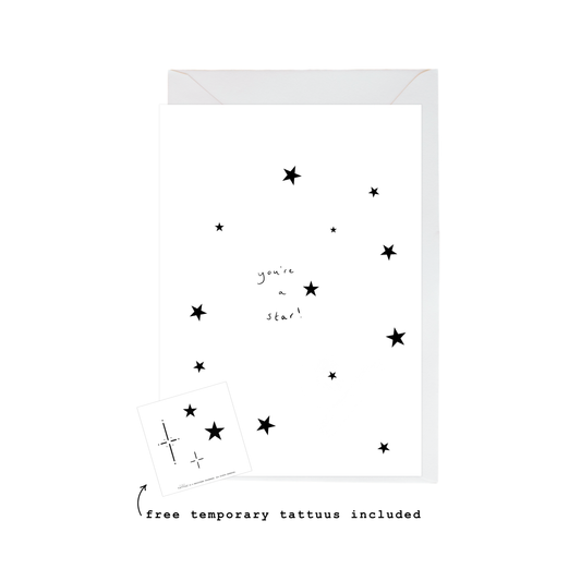 you're a star! card