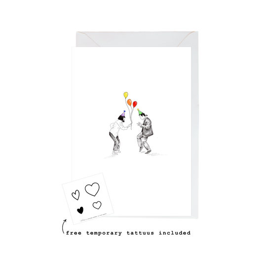 happy birthday dance card