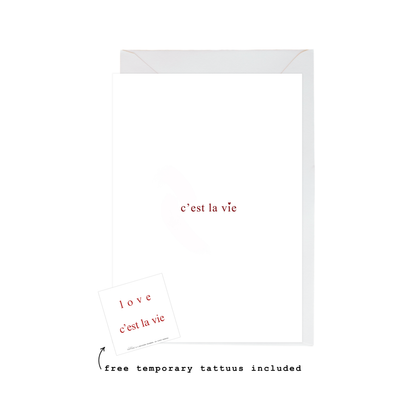 c'est la vie card
