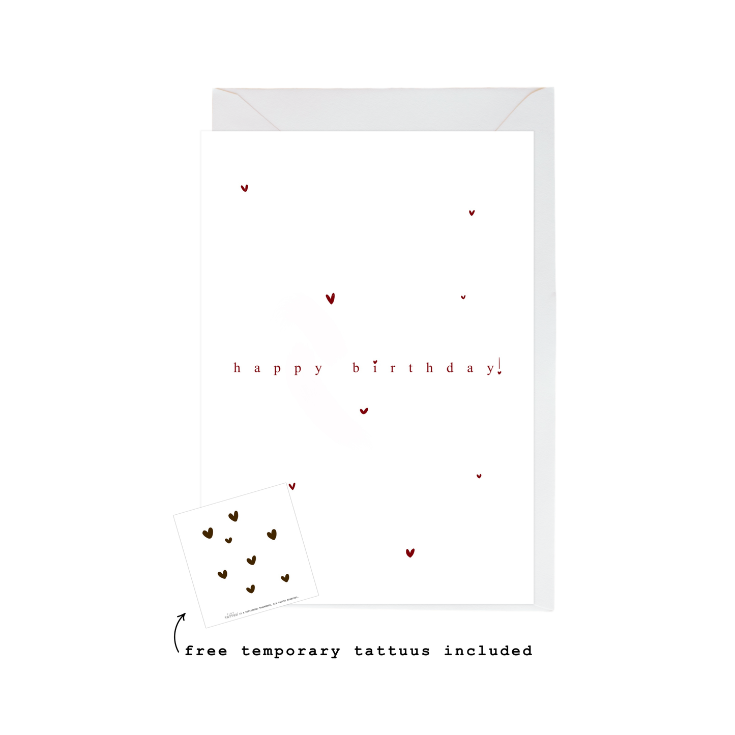 happy hearts birthday card