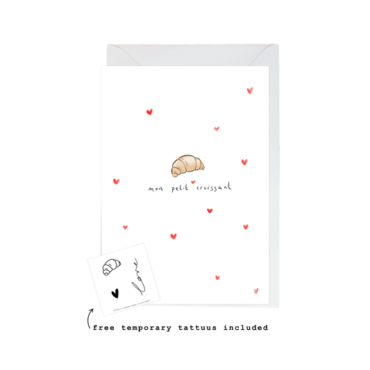 mon petit croissant card