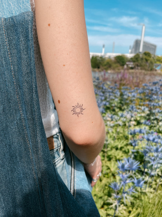sun & moon temporary tattuu